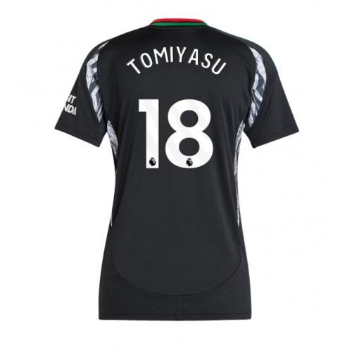 Fotbalové Dres Arsenal Takehiro Tomiyasu #18 Dámské Venkovní 2024-25 Krátký Rukáv